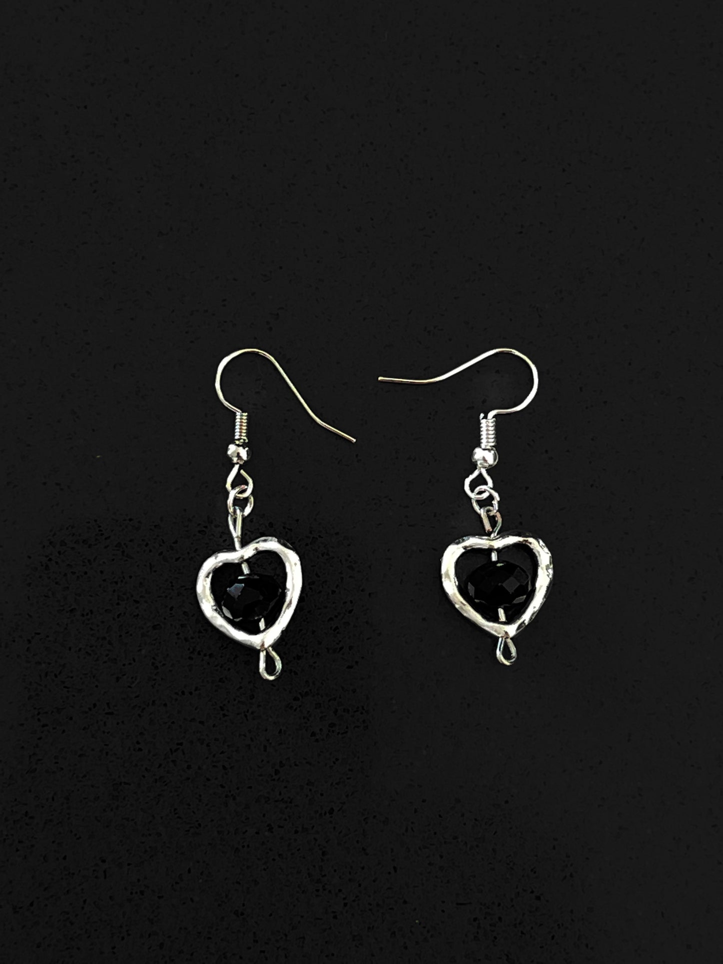 Black Heart earrings